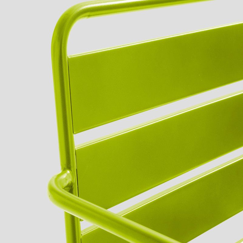 Salon de jardin en métal avec 2 fauteuils et 1 banc (10/10)