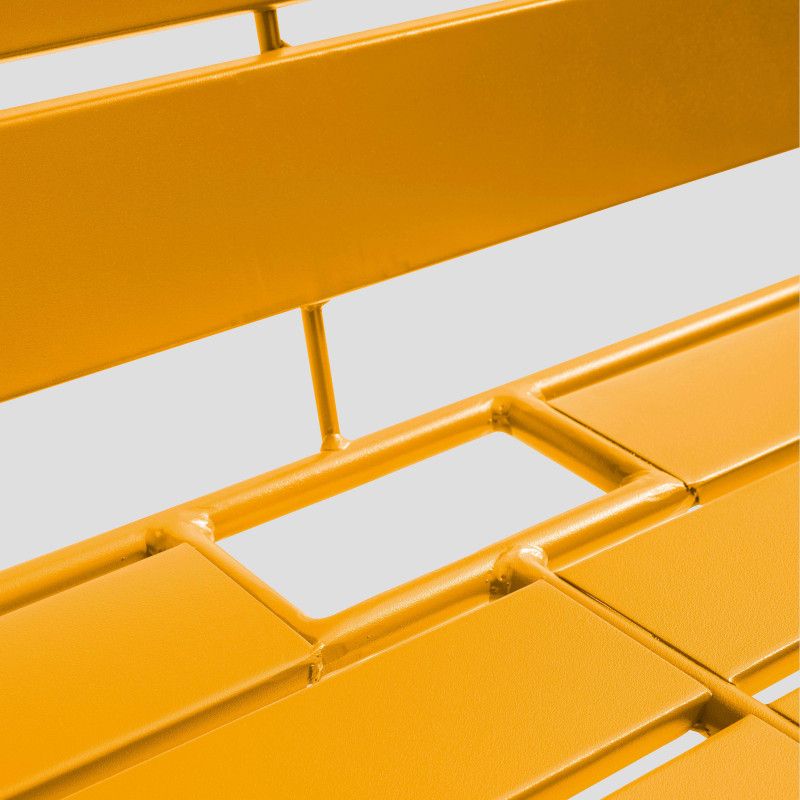 Salon de jardin en métal avec 2 fauteuils et 1 banc (5/6)