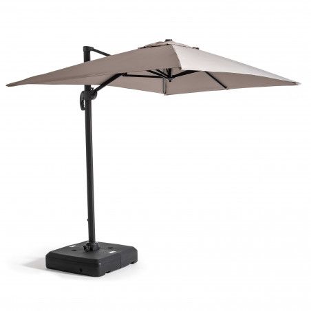 Dalle pour parasol déporté avec roues Dalle pour parasol déporté avec roues