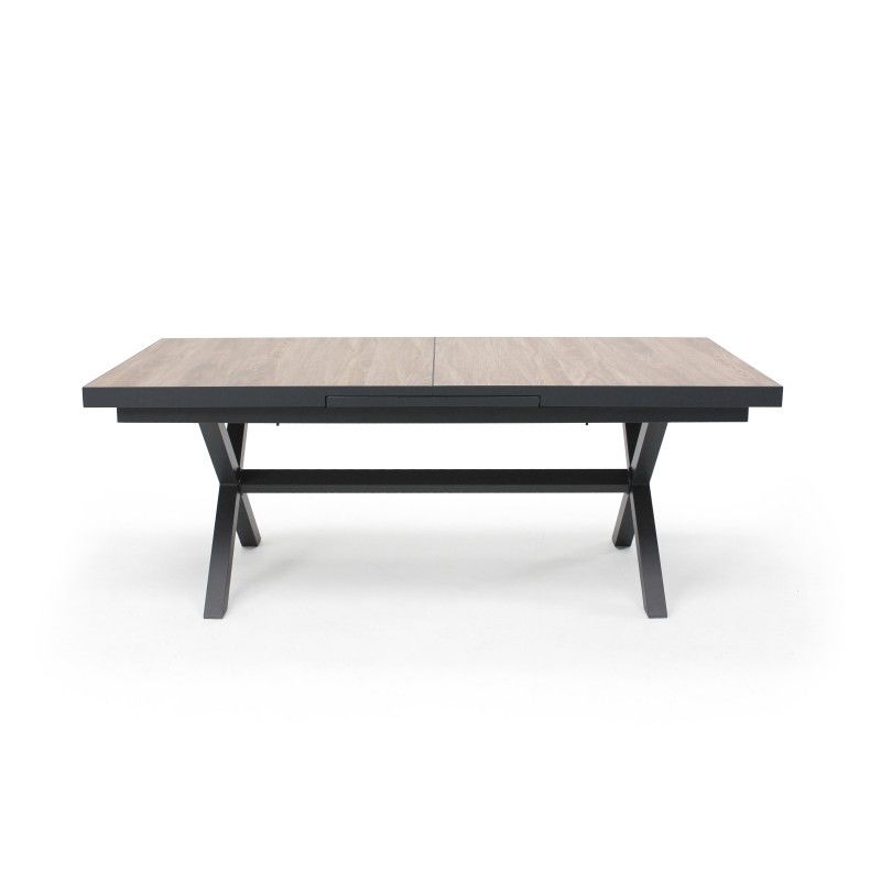 Grande table de jardin extensible