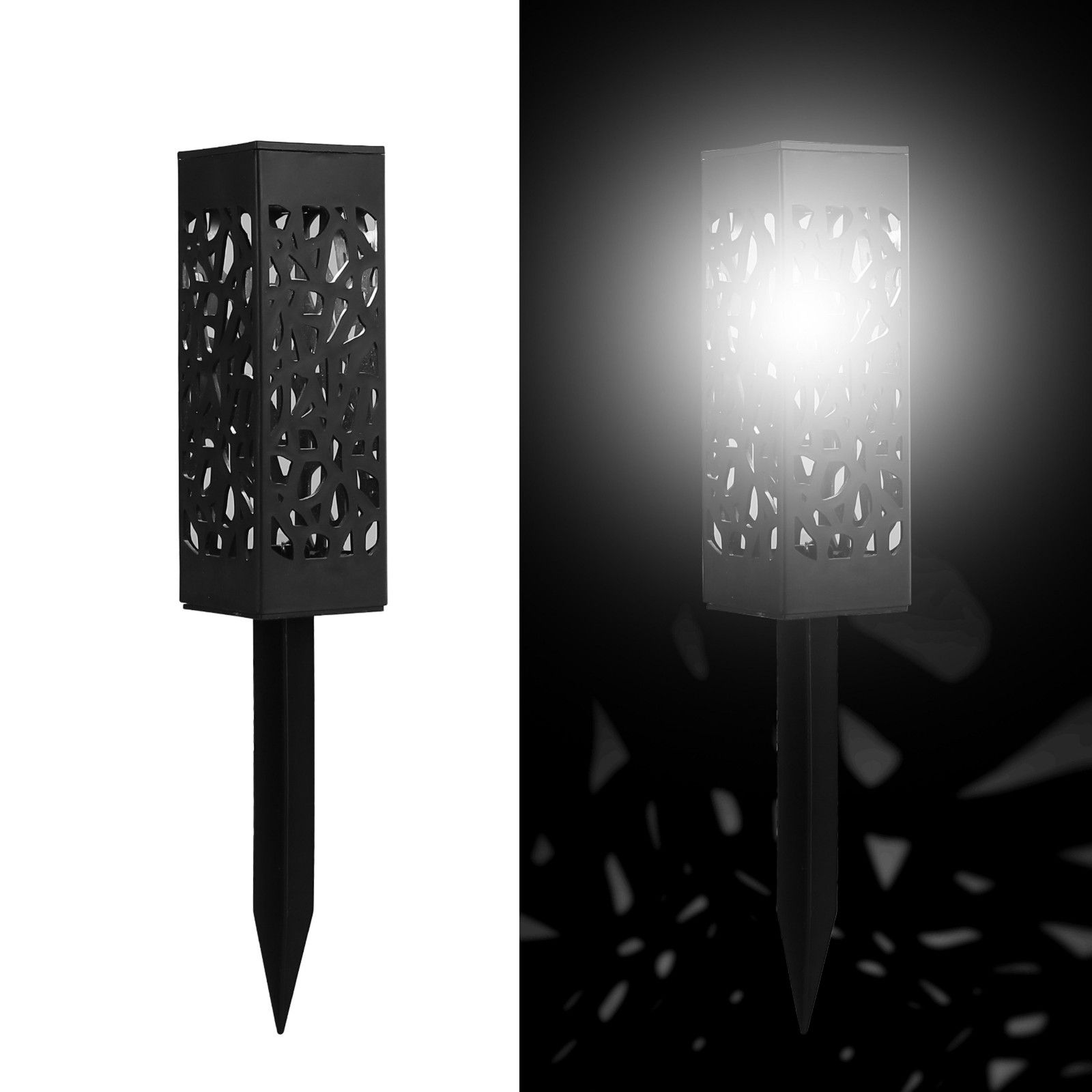 Lot de 6 bornes solaires extérieures