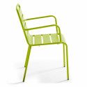 Salon de jardin en métal 1 table et 8 fauteuils dépareillés (10/19)