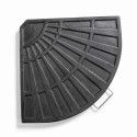 Dalle lestée 14 kg parasol déporté