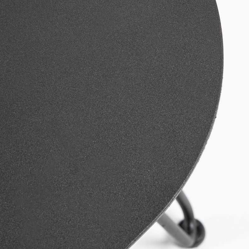 Table basse en métal triangulaire 76x74 cm (4/6)