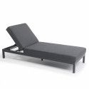 Bain de soleil haut de gamme gris anthracite confort max Bain de soleil haut de gamme gris anthracite confort max