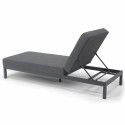 Bain de soleil avec gros coussins gris anthracite Bain de soleil avec gros coussins gris anthracite
