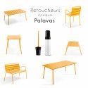 Tubo retoque pintura para muebles de metal amarillo