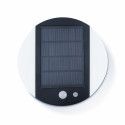 Applique murale blanche solaire
