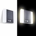 Applique murale blanche solaire