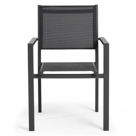 Ensemble table de jardin à rallonge extensible 256/320 cm avec 8 chaises et 2 fauteuils (17/28)
