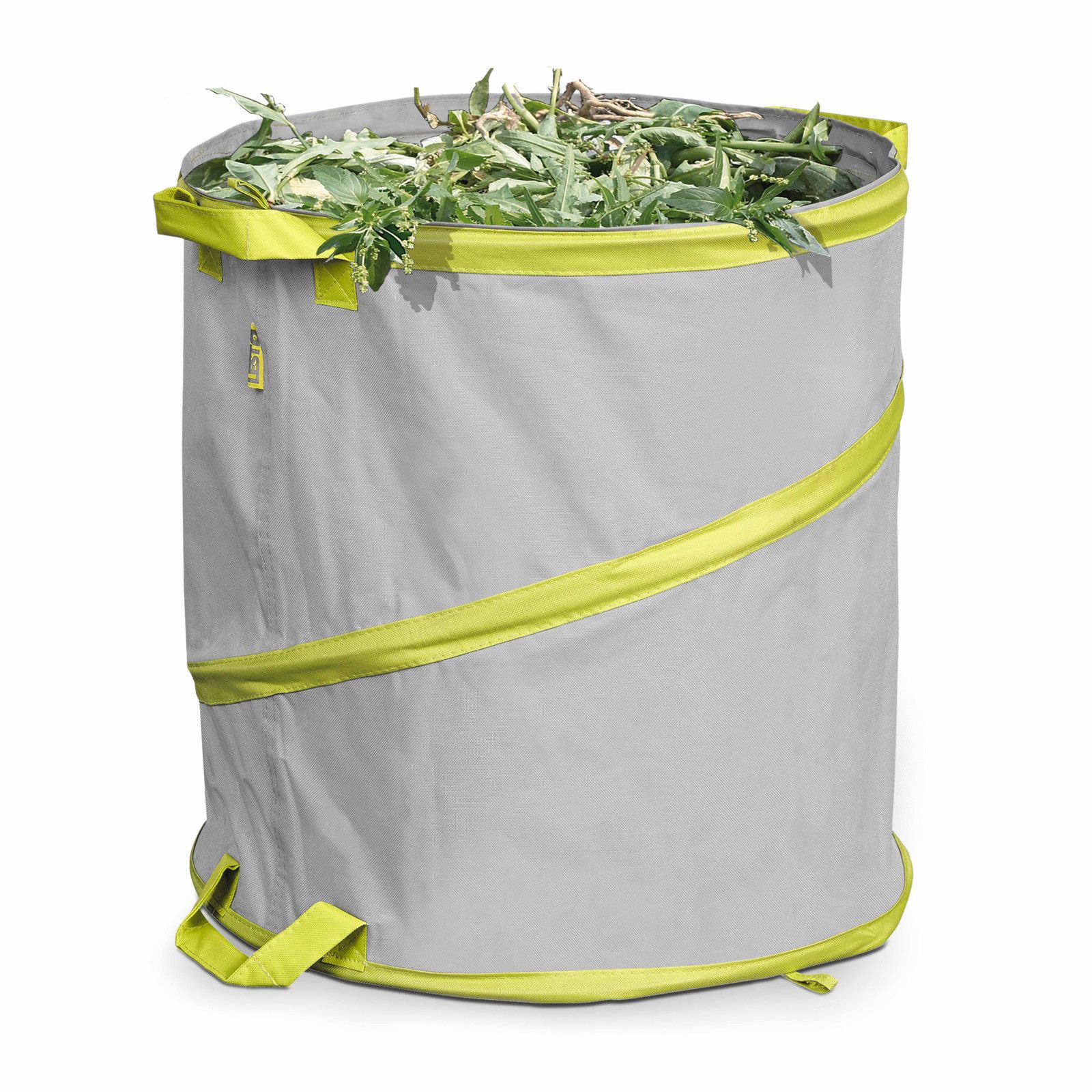 Sac de jardin pop-up à déchets végétaux 166 L réutilisable