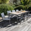 Table de jardin aluminium et céramique Table de jardin aluminium et céramique