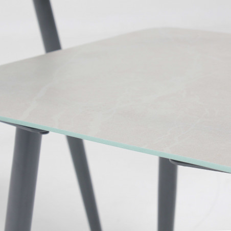 Grande table basse et petite table basse jardin