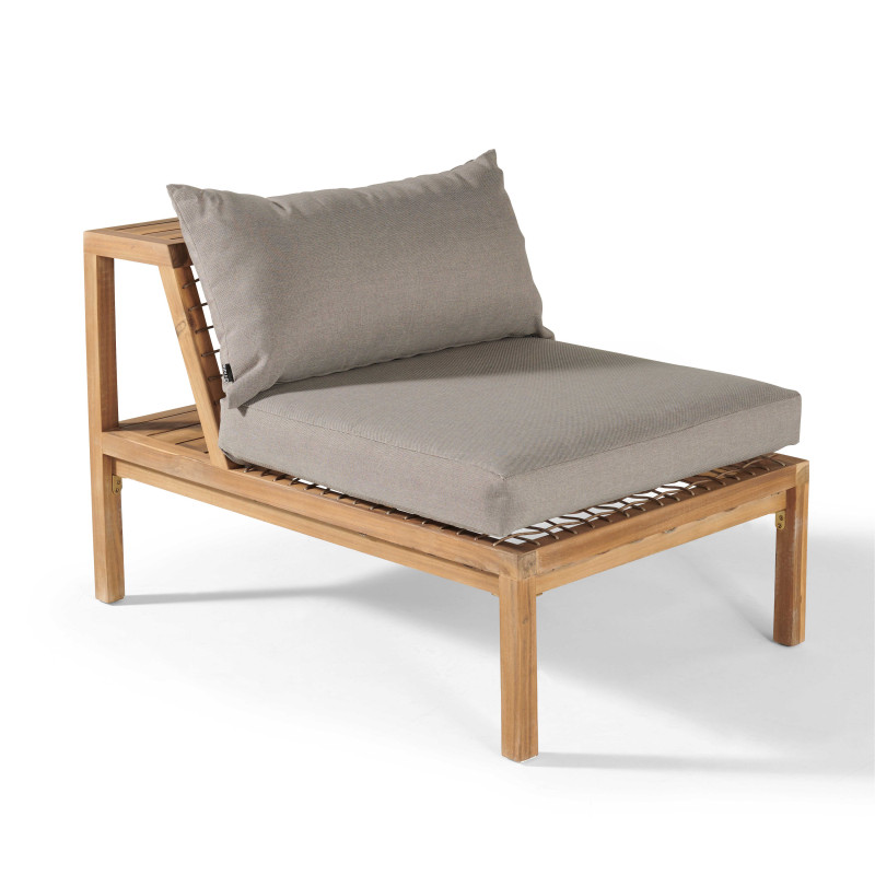 Fauteuil de jardin en bois acacia cousins taupe