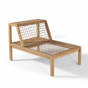 Structure fauteuil de jardin en bois acacia