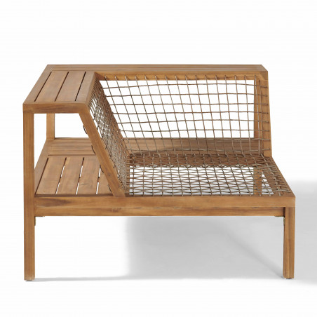 Structure fauteuil d'angle salon seychelles 4 places Structure fauteuil d'angle salon seychelles 4 places