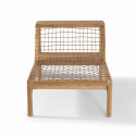 Structure fauteuil Seychelles bois acacia
