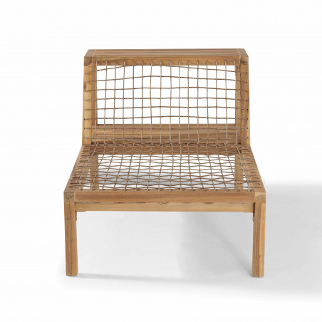 Structure fauteuil Seychelles bois acacia