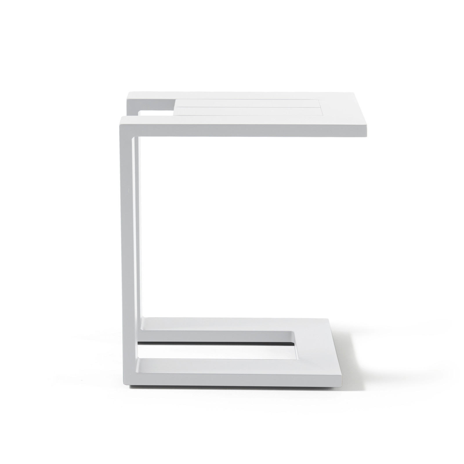 Table basse bain de soleil blanc