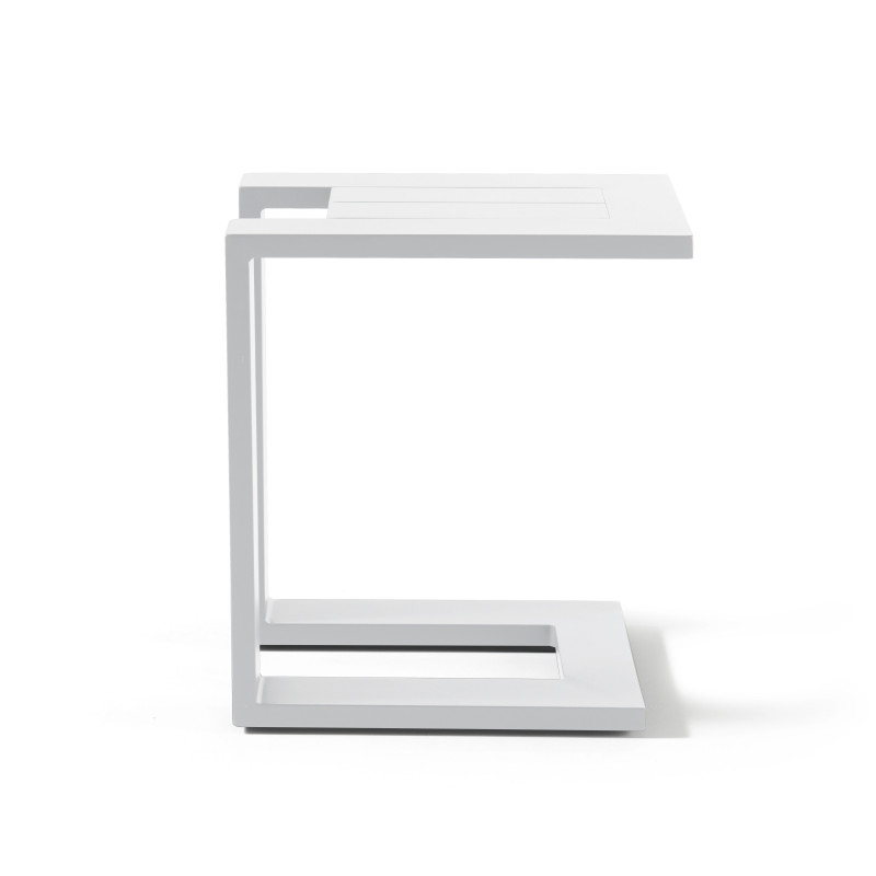 Table basse bain de soleil blanc (2/6)