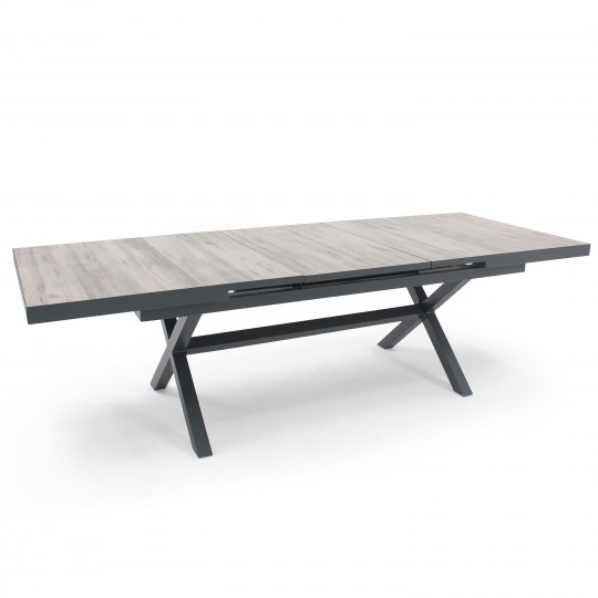 Table extensible de jardin pieds croisés TIVOLI