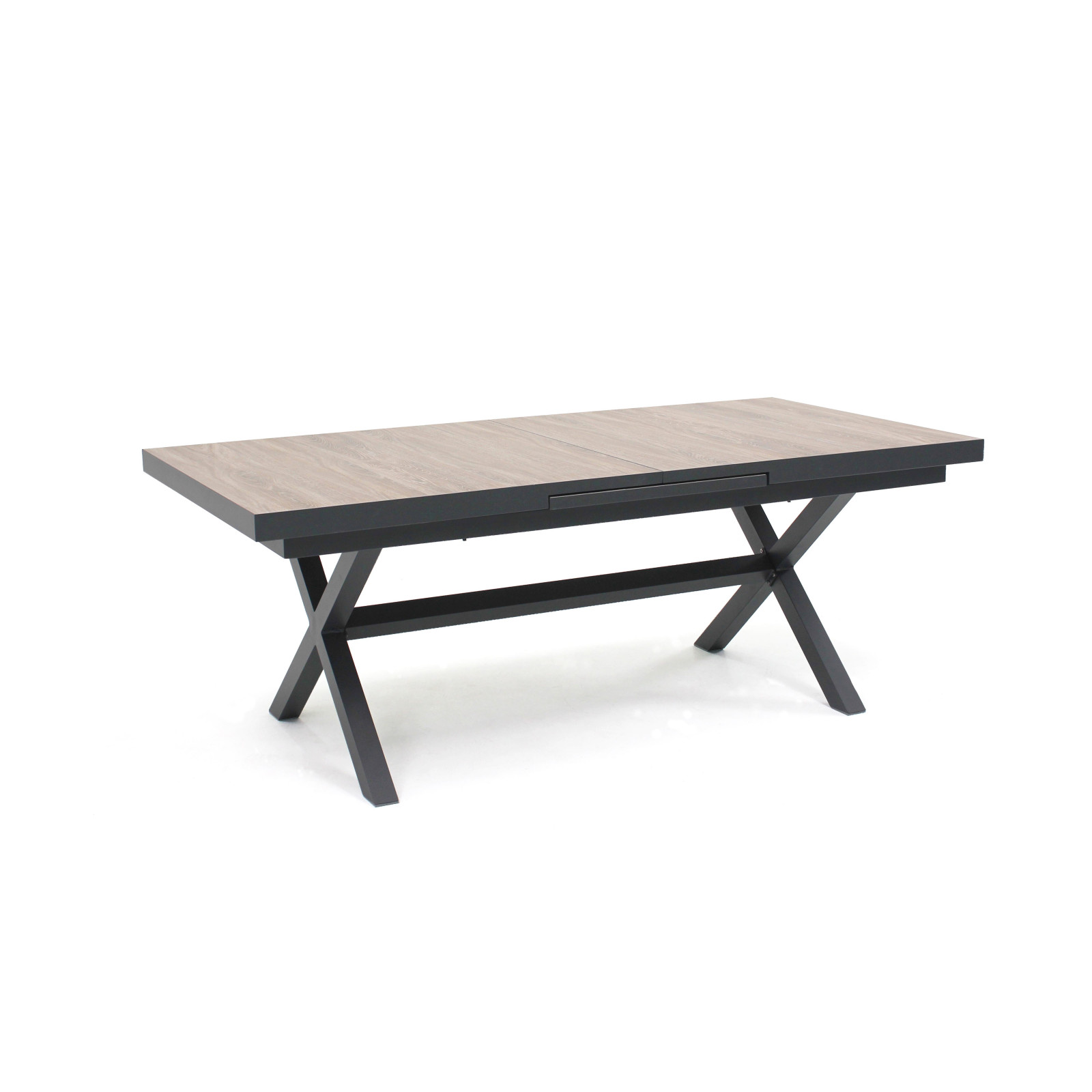 Table extensible de jardin en bois 10 personnes