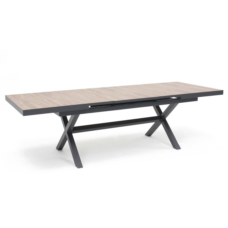Table extensible de jardin en bois 10 places