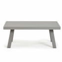 Table basse taupe en aluminium pour le jardin