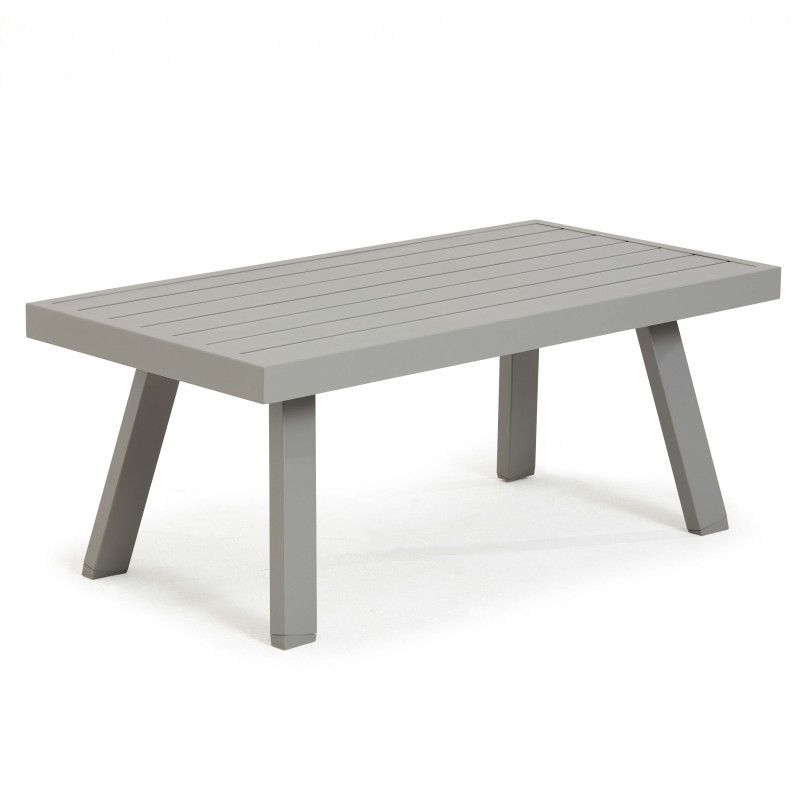 Table basse en aluminium St Tropez