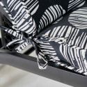 Focus noeuf coussin noir et blanc