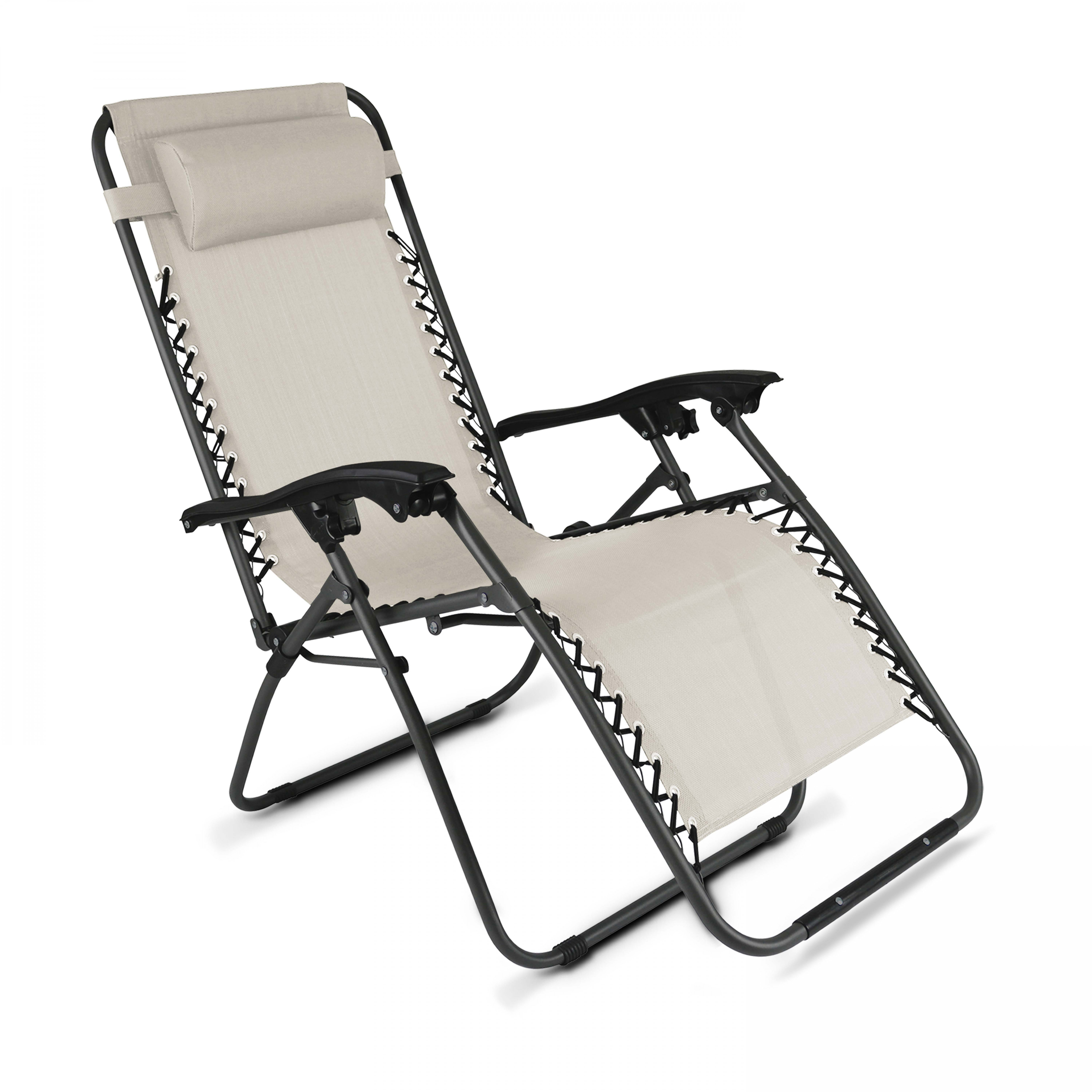 Fauteuil relax pliant, inclinable 2 positions