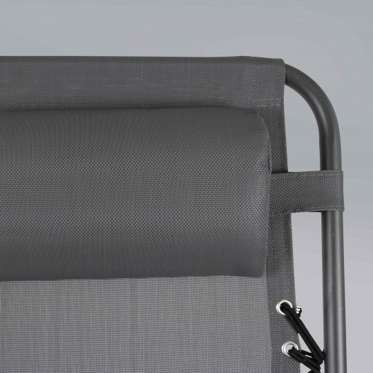 Fauteuil Relax De Jardin Pliant Seville (lot De 2) (noir