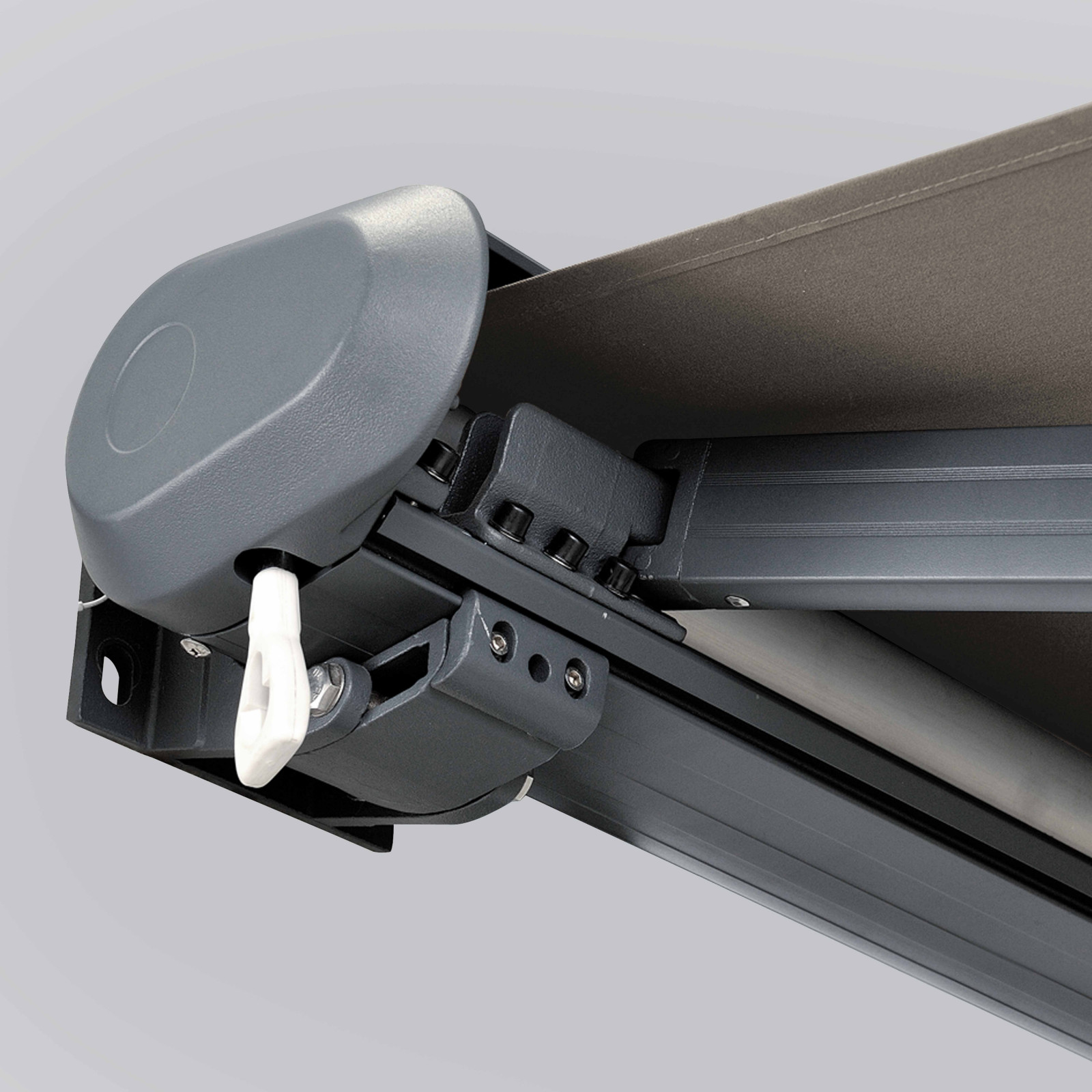 Focus coffre intégral store banne taupe