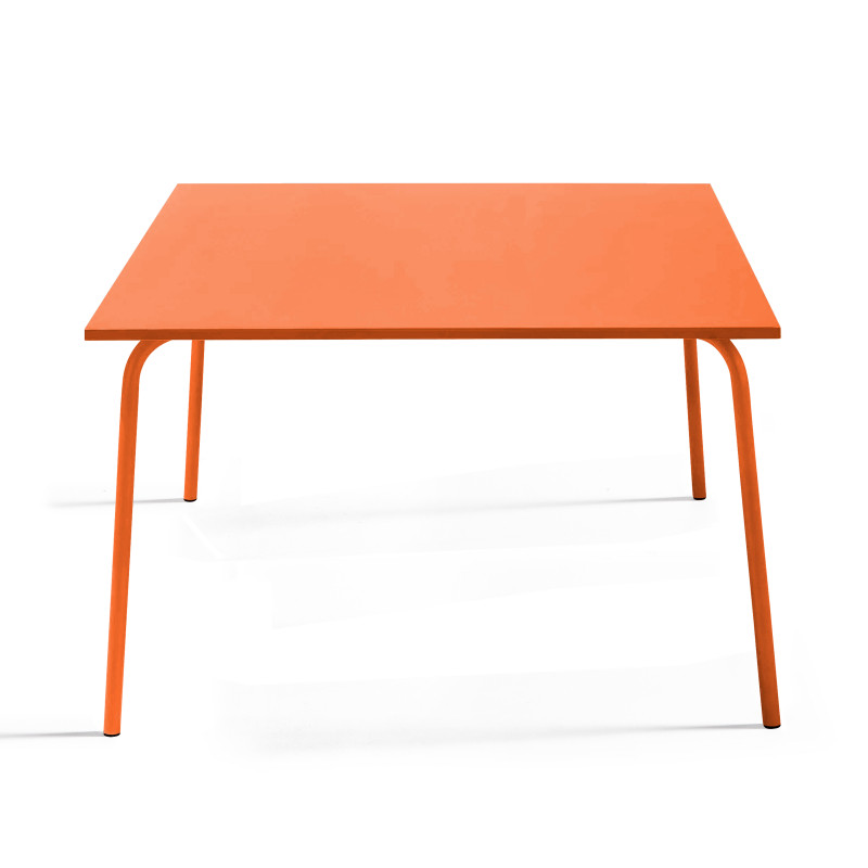 table en métal carrée ORANGE (2/7)