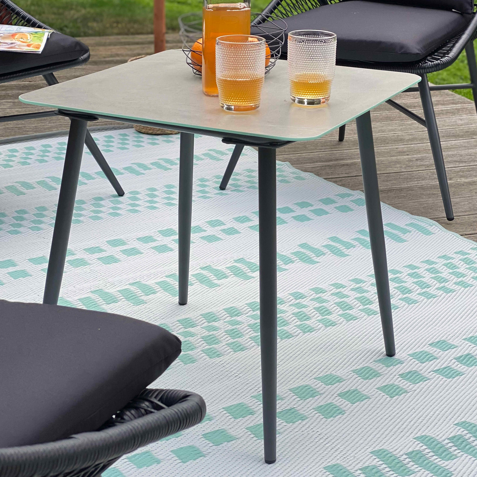 Lot de 2 tables basses gigognes