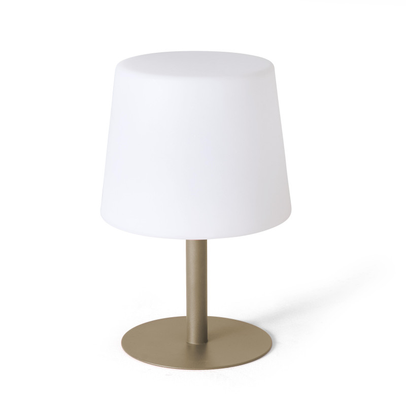 Lampe de table LED rechargeable TAUPE