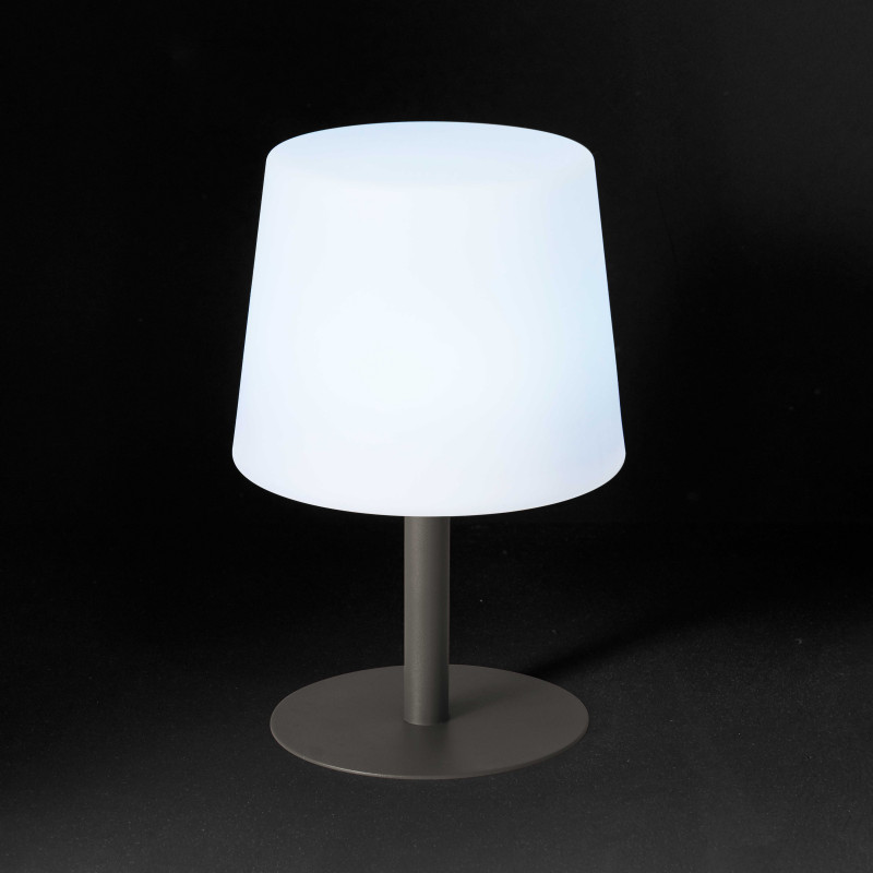 Lampe de table rechargeable LED TAUPE (5/6)