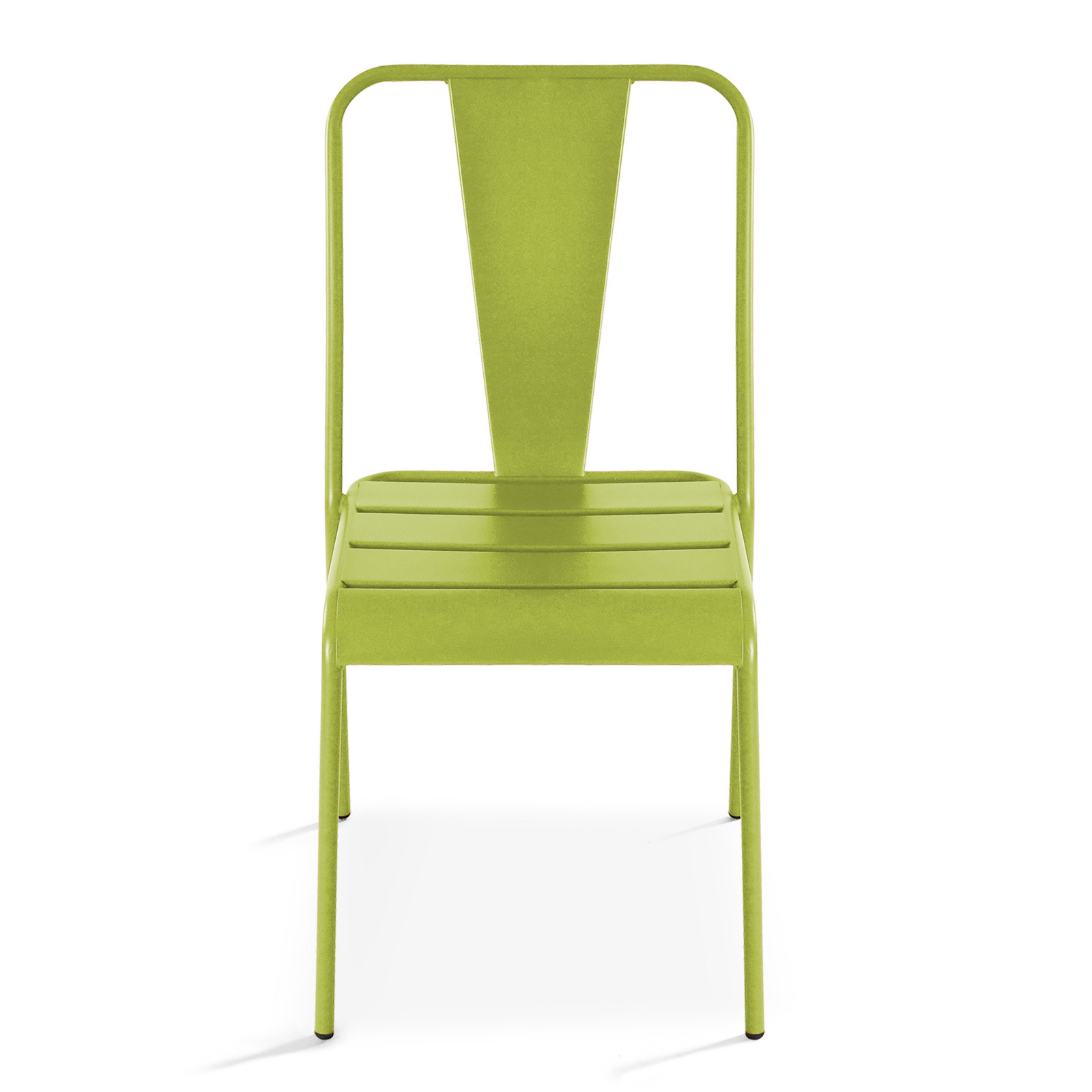 Chaise jardin vert en métal DIEPPE 