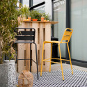 Tapis pvc outdoor blanc noir et jaune Tapis pvc outdoor blanc noir et jaune