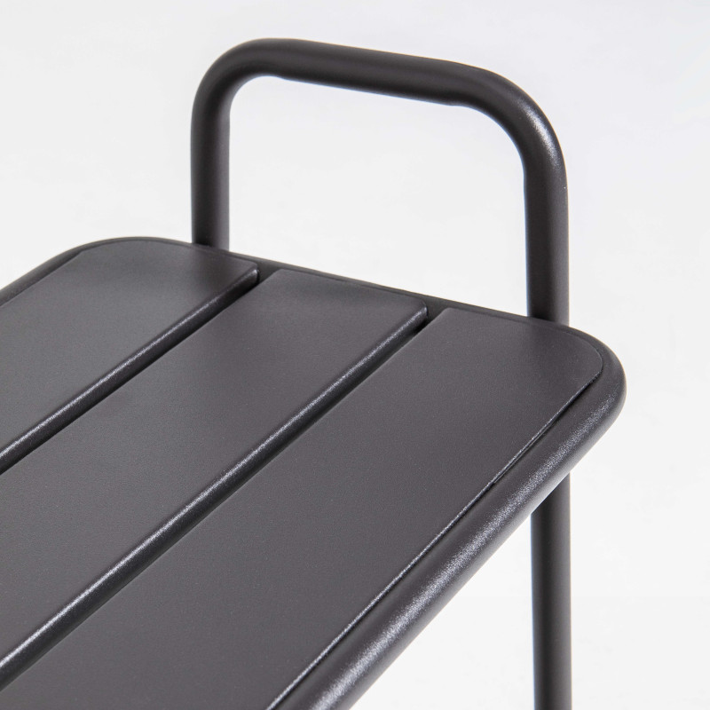 Focus étagère métal GRISE