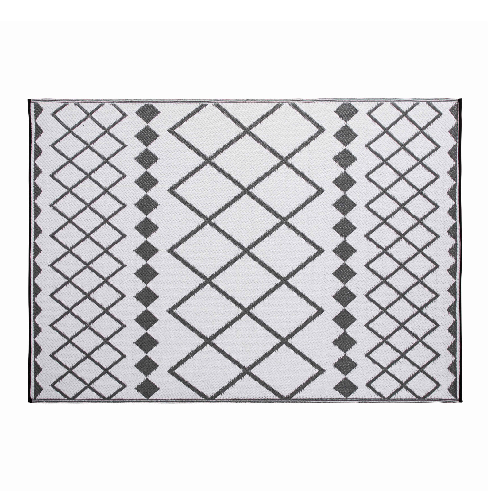 Grand tapis de jardin GRIS avec motif Grand tapis de jardin GRIS avec motif