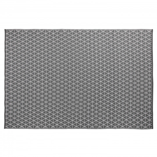 Grand tapis intérieur et extérieur GRIS motif