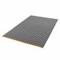 Tapis pvc NOIR BLANC et JAUNE intérieur et extérieur Tapis pvc NOIR BLANC et JAUNE intérieur et extérieur