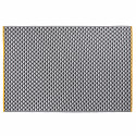 Grand tapis extérieur motif BLANC NOIR et JAUNE Grand tapis extérieur motif BLANC NOIR et JAUNE