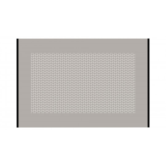 Tapis d'extérieur taupe en PVC