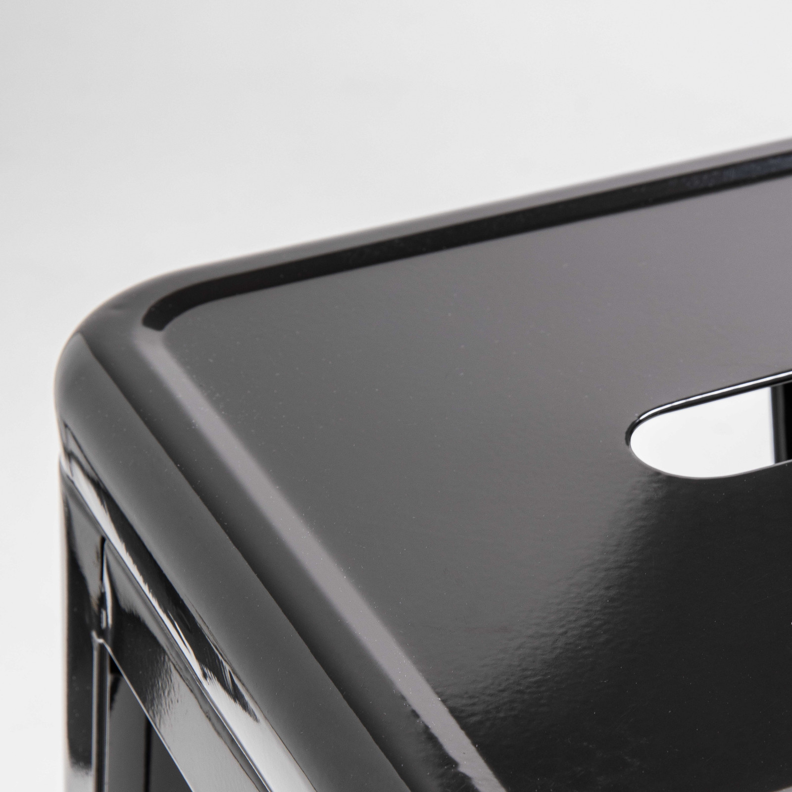 Focus tabouret en métal NOIR