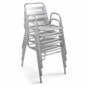 Chaise CHR avec accoudoirs empilables