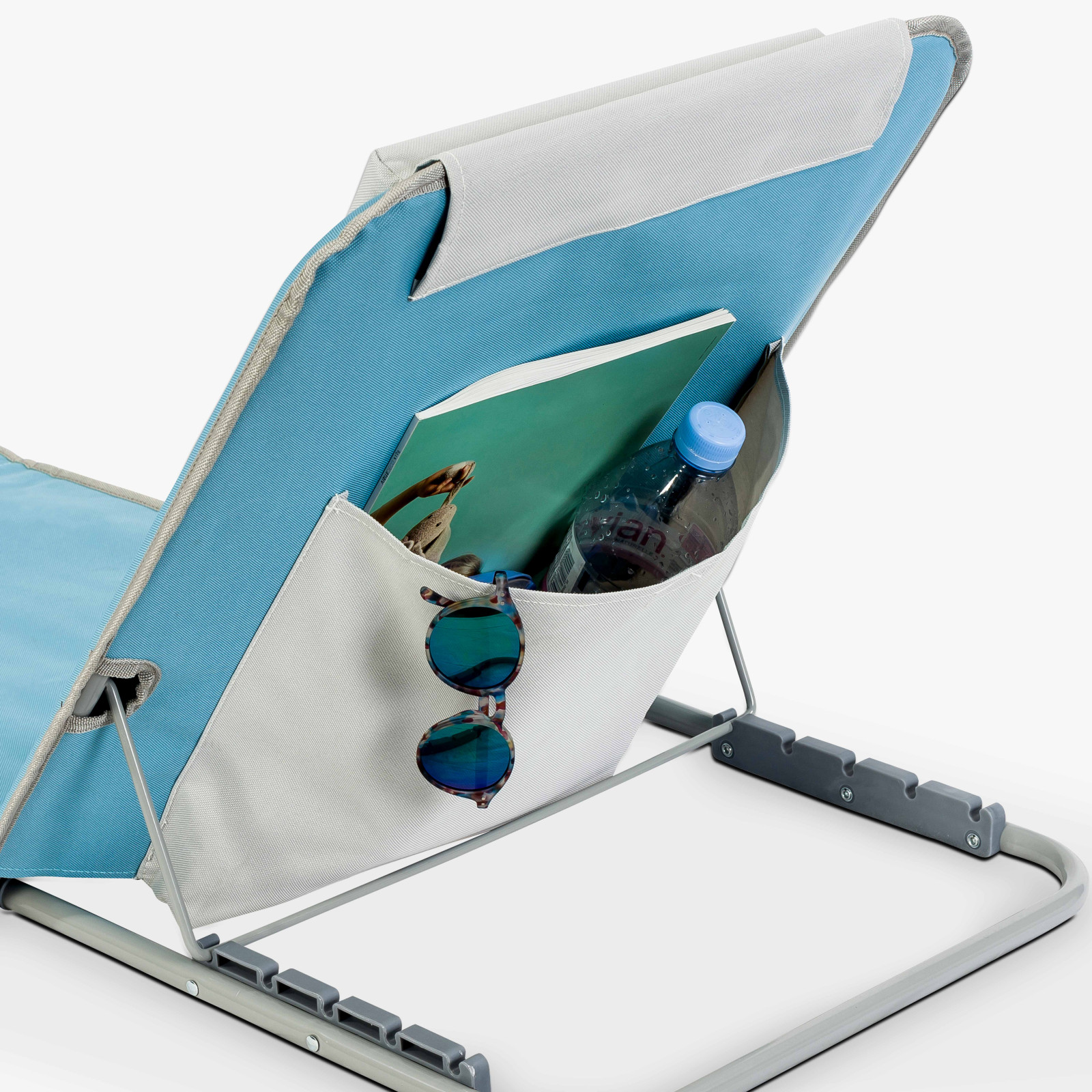 Pochette de rangement matelas de plage BLEU