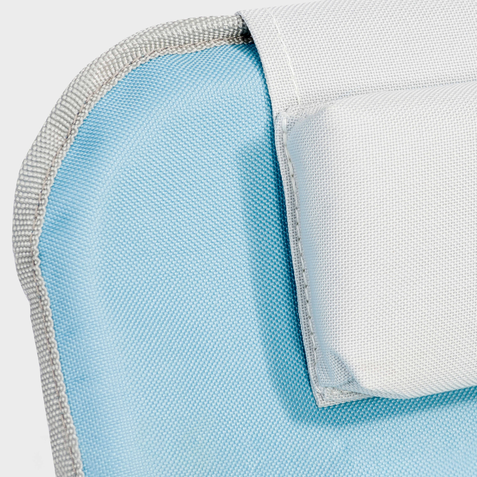 Focus tissu et coussin matelas Clic clac des plages BLEU