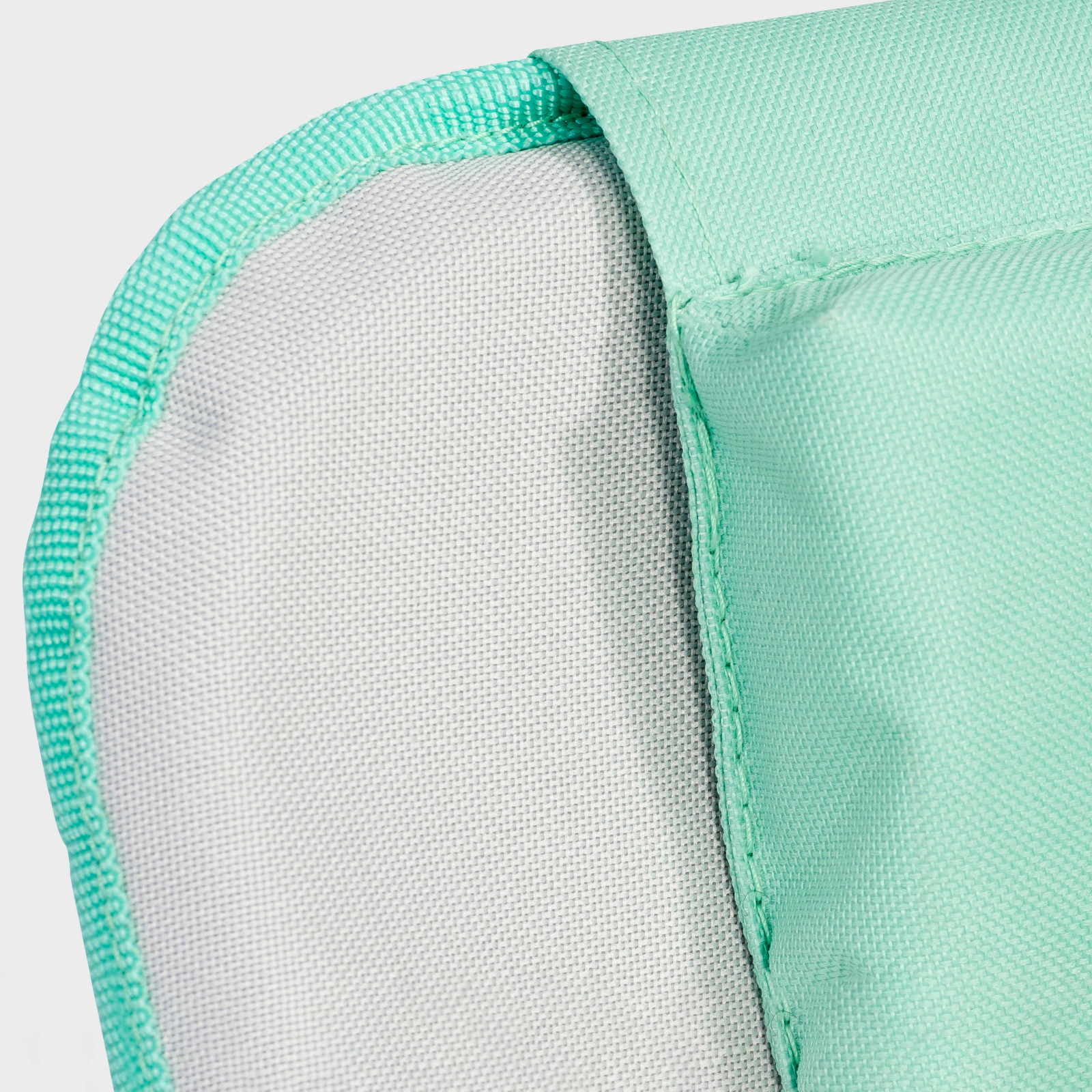 Focus tissu et coussin matelas Clic clac des plages GRIS